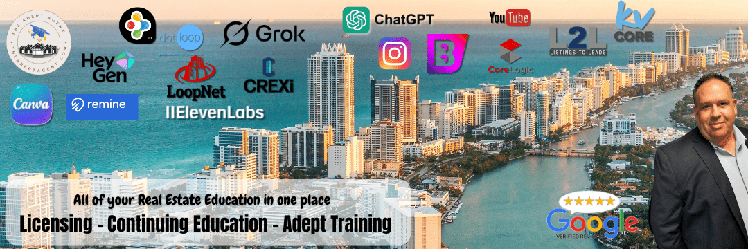 JG Real Estate School and The Adept Agent